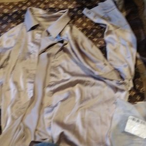 NEW UNWORN WOMEN'S LONG SLEEVE SATIN BLOUSE